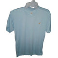 T-shirt celeste manga corta