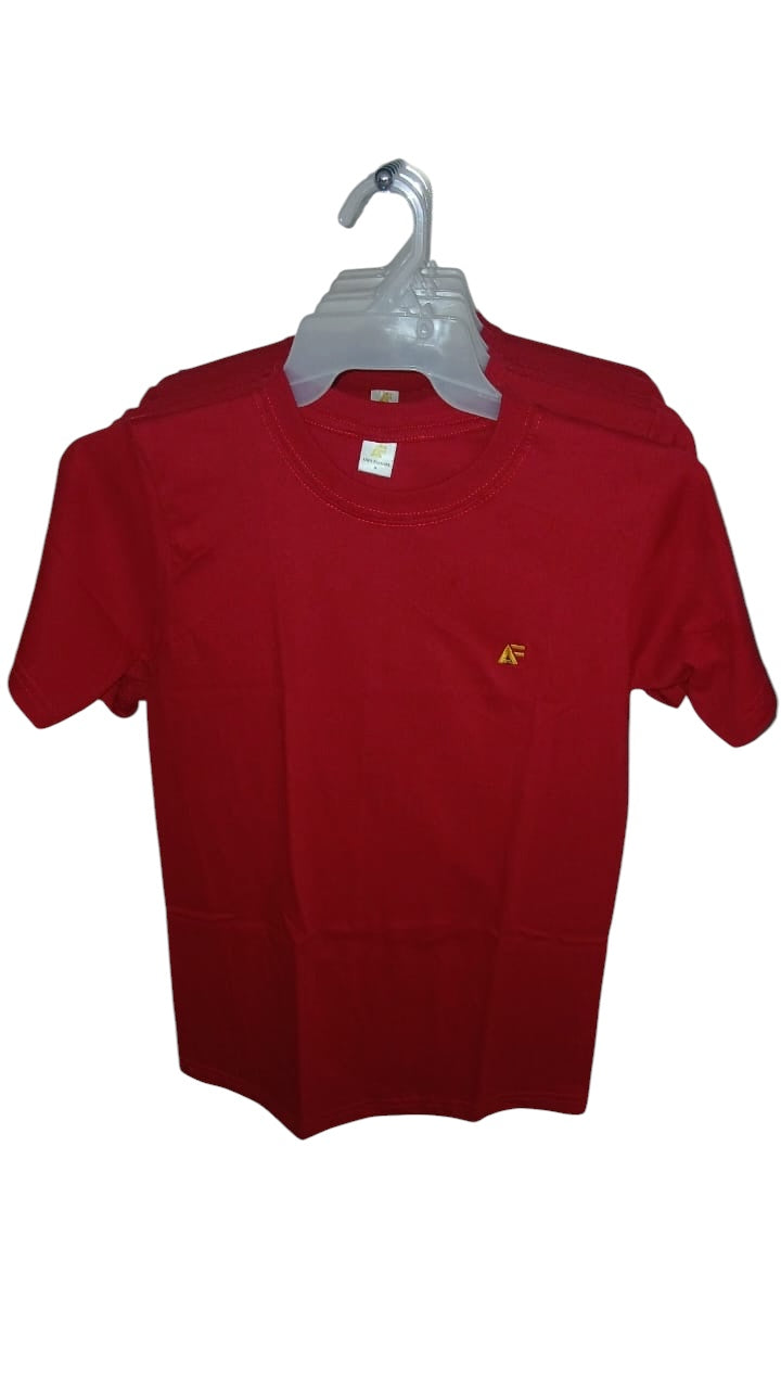 T-shirt de algodón rojo