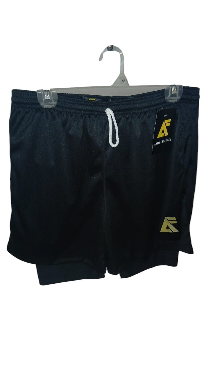 Bermudas sport negra (licrada)